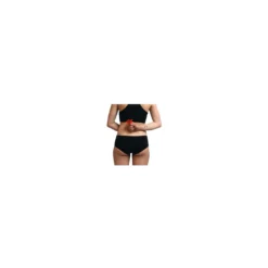 Blooming - Nina - Flux moyens - Gris - Shorty menstruel – vue 3