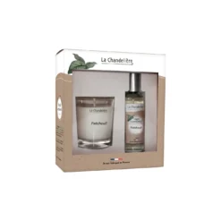La Chandeliere - Patchouli - Coffret bougie & parfum d'intérieur