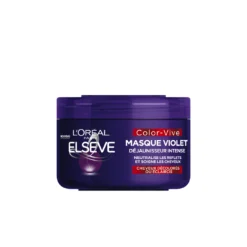 Elseve - Color Vive - Déjaunisseur Intense - 250 ml - 2 Soin masques violet