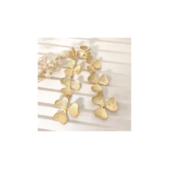Nakkash - Laiton plaqué or - Boucles d'oreilles