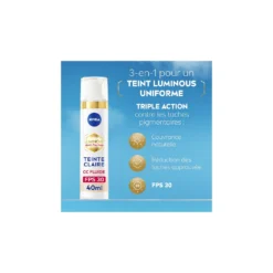 Nivea - Clair - 40 ml - CC Soin crème fluide SPF 30 – vue 5