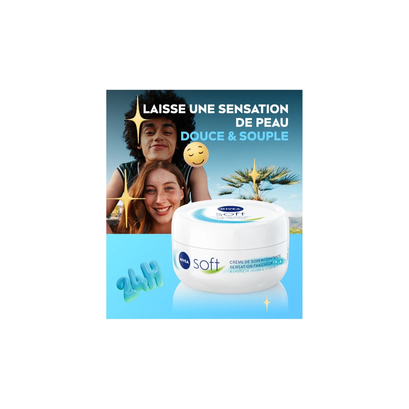 Nivea - Soft - Visage, corps & mains - 50 ml - Soin crème hydratante – vue 2