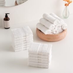 Petites serviettes en coton absorbant